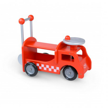 2-in-1 fire truck ride-on