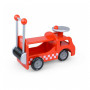 2-in-1 fire truck ride-on