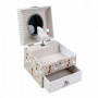 Goose musical cube jewelry box