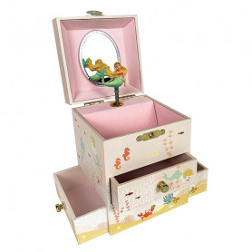 Musical Cube Mermaid Jewelery Box