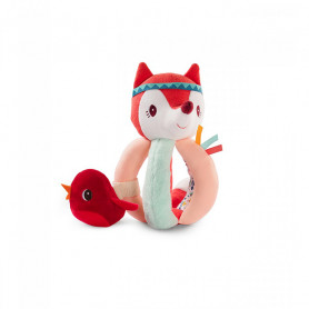 Rattle with handles - Alice the fox