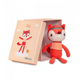 Cuddly soft toy Alice the fox - Eco-friendly