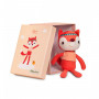 Cuddly soft toy Alice the fox - Eco-friendly