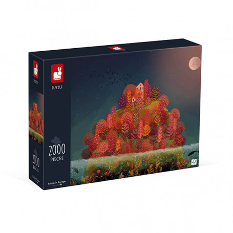 Puzzle Automne Rouge - 2000 pièces