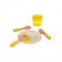 Wooden play dinner set - Lunch set - Let's eat!