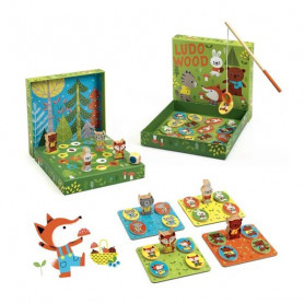 Coffret 4 jeux Ludo Wood