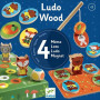 Set of 4 Ludo Wood games
