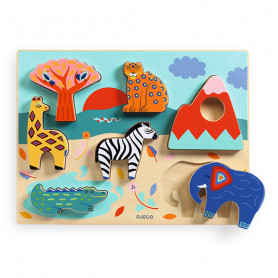 Savana Story Recessed Puzzle - 6 Pieces