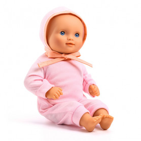 Baby Lilas Rose - Dressed 32cm baby doll - Pomea