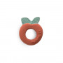 Apple rubber teether - Pomme des bois