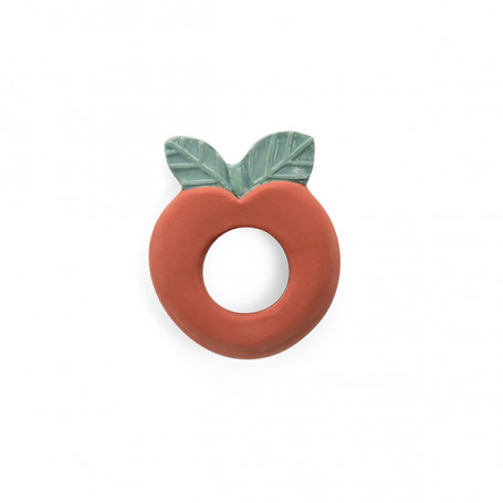 Apple rubber teether - Pomme des bois