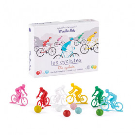 Game of 6 Cyclists with marbles - Aujourd'hui c'est mercredi