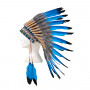 Navanjo Indian blue chief's headdress