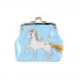 Porte-monnaie bleu Cheval Marith