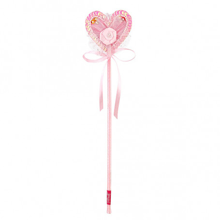 Baguette magique Coeur rose pastel Pixie