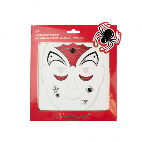 Face Stickers - Spider Theme