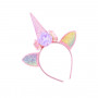 Rainbow unicorn cape with headdress - 4/6 years - Girl costume