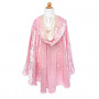 Deluxe pink velvet princess cape - Girl costume