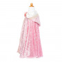 Deluxe pink velvet princess cape - Girl costume