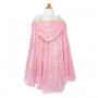 Deluxe pink velvet princess cape - Girl costume