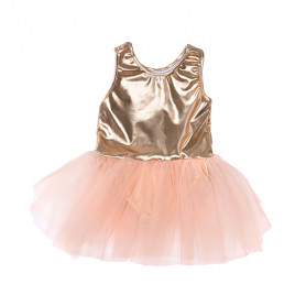 DEGUISEMENT PRINCESSE ROSE LUMINEUSE - TAILLE S 3-4 ANS