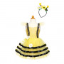 Robe d'abeille avec coiffe - 5/6 ans - Déguisement fille