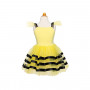 Robe d'abeille avec coiffe - 5/6 ans - Déguisement fille