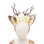 Woodland Deer Dress with Headpiece - Girl costume