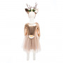 Woodland Deer Dress with Headpiece - Girl costume