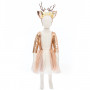 Woodland Deer Dress with Headpiece - Girl costume