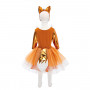 Fox dress with headpiece - Girl costume