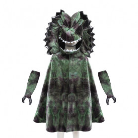 Grandasaurus Dilophosaurus cape with claws - 4/6 years old - Child costume