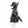 Grandasaurus Dilophosaurus cape with claws - 4/6 years old - Child costume