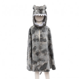 Gray cape of Grandasaurus Spinosaurus - 4/6 years old - Child costume