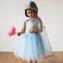 Robe de princesse bleue à paillettes - 5/6 ans - Déguisement fille