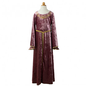 Old pink queen Guinevere dress - Girl costume