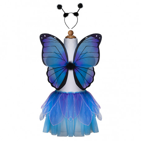 Ensemble papillon de nuit - Jupe + ailes - 4/7 ans - Déguisement fille