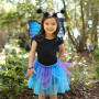 Midnight butterfly set - Skirt + wings - 4/7 years - Girl costume