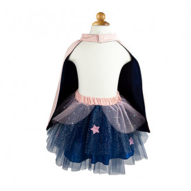 Ensemble super-héroïne rose/bleu - 6/8 ans - Déguisement fille