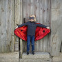 Reversible Spider/Bat Cape (Red/ Black) - Kid Costume