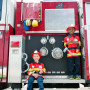 Firefighter with accessories - Boy costume