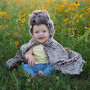 Hedgehog baby cape - 1/2 years old - Child costume