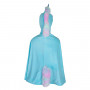 Reversible light blue unicorn/dragon cape - 5/6 years old - Child costume