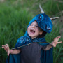 Starry night dragon cape - 4/6 years old - Boy costume