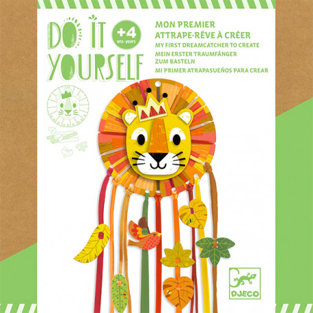 Dream catcher to create Little Lion - Do It Yourself