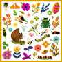 Jardin - 160 Stickers - Petits Cadeaux