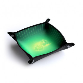 Dice board 21 cm - Emerald