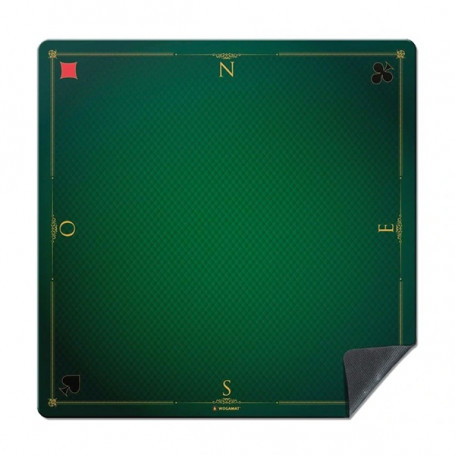 Card mat green 60x60 cm