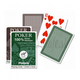 Jeu de cartes Plastic Poker Economy