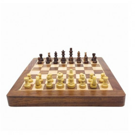 25cm Folding Magnetic Chess Set - King 44mm